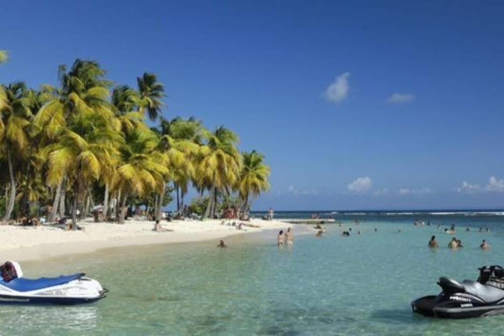 Gite Cajou Dans Jardin Tropical Ventile A Sainte-Anne Exterior photo